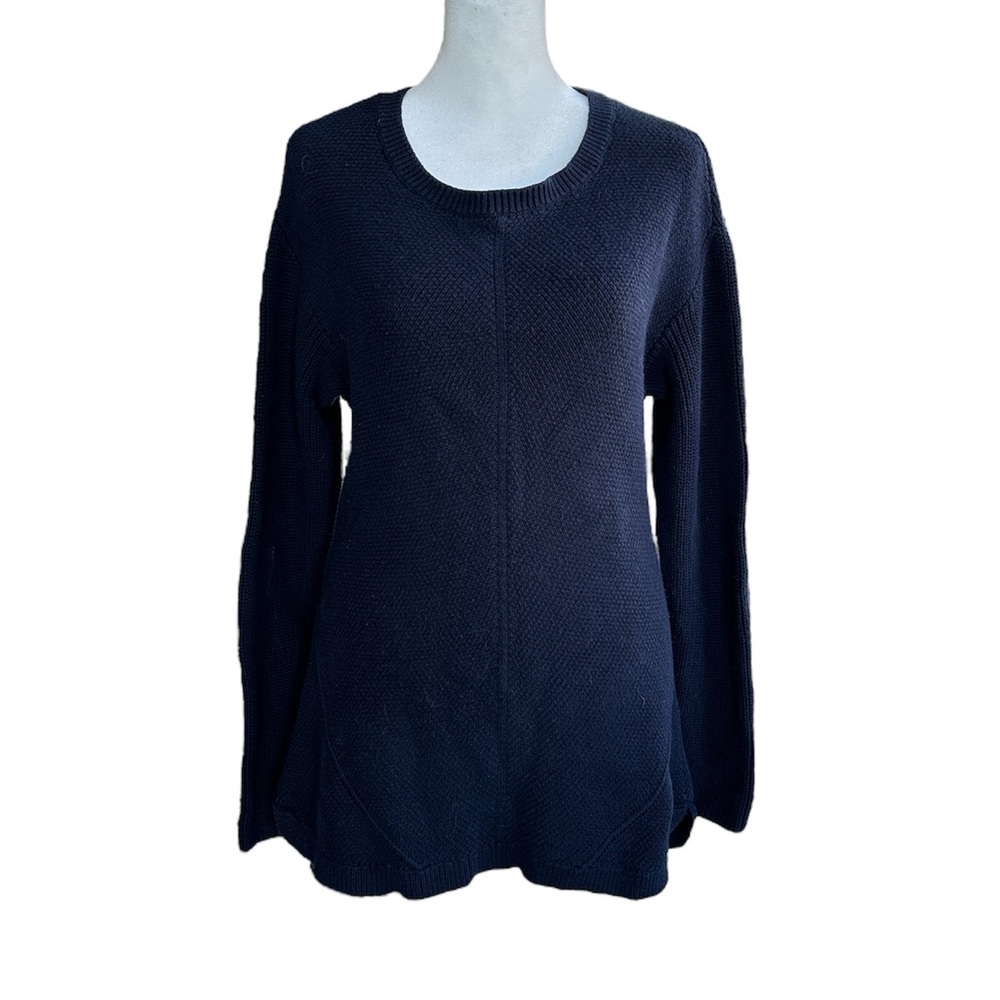 Talbots Pima Cotton Sweater Navy M